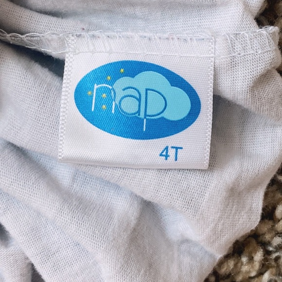 Nap Gray Racoon Design Pajama Set - 4T - Picture 7 of 9